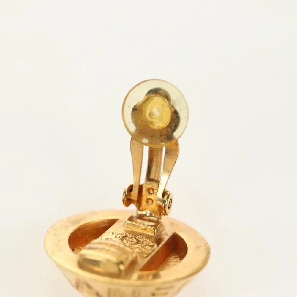 Chanel CC Earring Gold